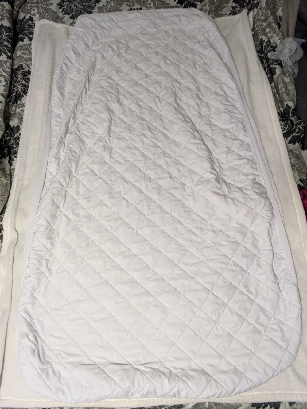 Mainstays Quilted Premium Crib & Toddler Bed Mattress Pad Protector